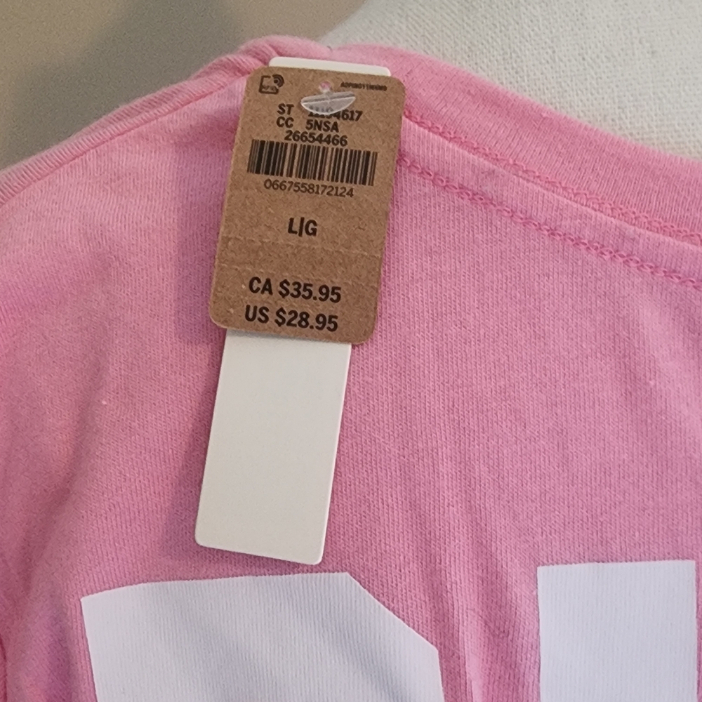 NWT PINK VICTORIA'S SECRET SS T-SHIRT - Picture 3 of 3